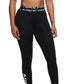 Nike Women's Pro Dri Fit Graphic Leggings Black Size Medium