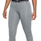 Nike Women's Pro Dri Fit Graphic Leggings Gray Size Small