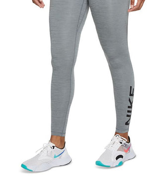 Nike Women's Pro Dri Fit Graphic Leggings Gray Size Small