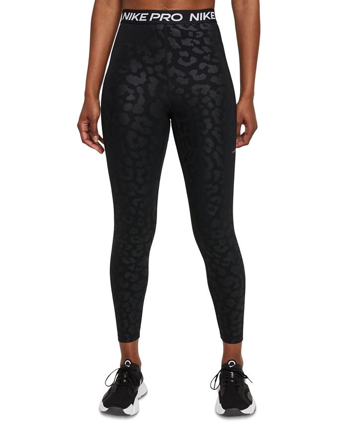 Nike Women's Pro Dri Fit 7/8 High Waist Leggings Black Size X-Small