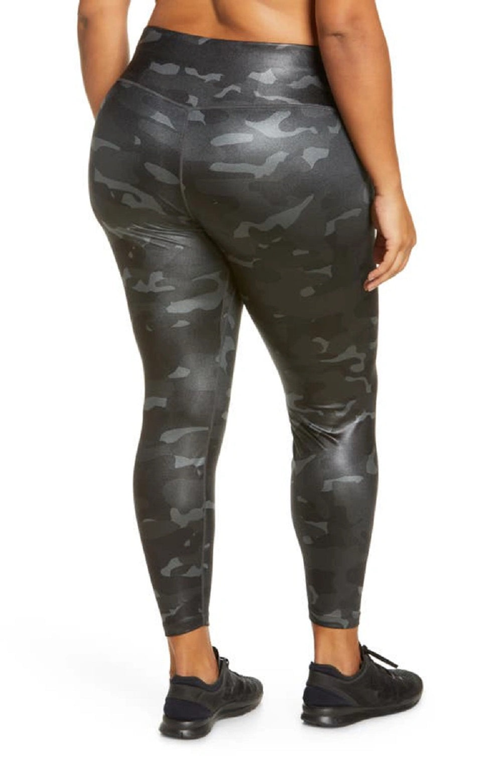 Nike Women's Dri Fit Camo Leggings Gray Size 2X