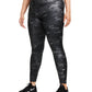 Nike Women's Dri Fit Camo Leggings Gray Size 2X