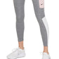 Nike Women's Color Block Mid Rise 7/8 Tights Gray Size 2X