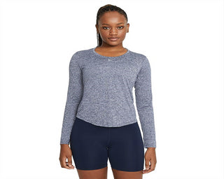 Nike Women's Plus Dri FIT One Standard Fit Top Blue Size 3X