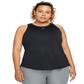 Nike Women's Dri FIT One Standard Fit Tank Top Black Size 1X