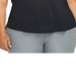 Nike Women's Dri FIT One Standard Fit Tank Top Black Size 1X