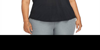 Nike Women's Dri FIT One Standard Fit Tank Top Black Size 1X