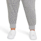 NikeWomen's Plus Dri FIT Get Fit Printed Training Pants Gray Size 3X