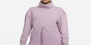 NikeWomen's Plus Dri FIT Get Fit Pullover Training Top Purple Size 2X