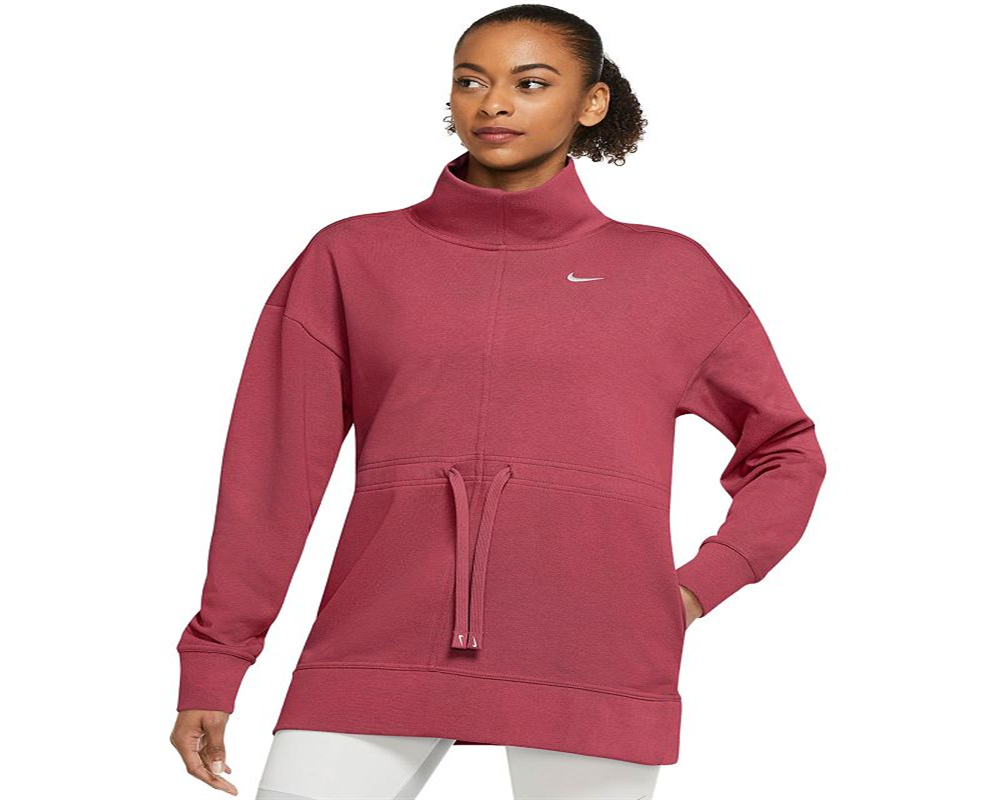 Nike Women's Plus Dri FIT Get Fit Pullover Training Top Red Size 2X