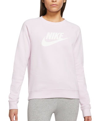 Nike Women's Essential Fleece Sweatshirt Pink Size 1X
