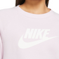 Nike Women's Essential Fleece Sweatshirt Pink Size 3X