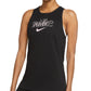 Nike Women's Dri Fit Graphic Training Tank Black Size Small