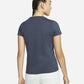 Nike Women's Cotton Graphic T-Shirt Blue Size 2X