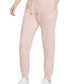 Nike Women's Sportswear Essential Fleece Full Length Joggers Pink Size Large