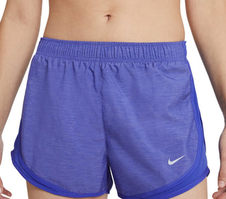 Nike Women's Dri Fit Solid Tempo Running Shorts Blue Size X-Large