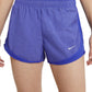 Nike Women's Dri Fit Solid Tempo Running Shorts Blue Size X-Large