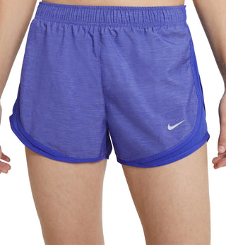 Nike Women's Dri Fit Solid Tempo Running Shorts Blue Size X-Large