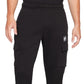 Nike Men's Just Do It Fleece Cargo Pants Black Size Medium