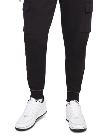 Nike Men's Just Do It Fleece Cargo Pants Black Size Medium