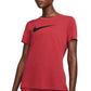 Nike Women's Dry Logo Training T Shirt Pink Size X-Small