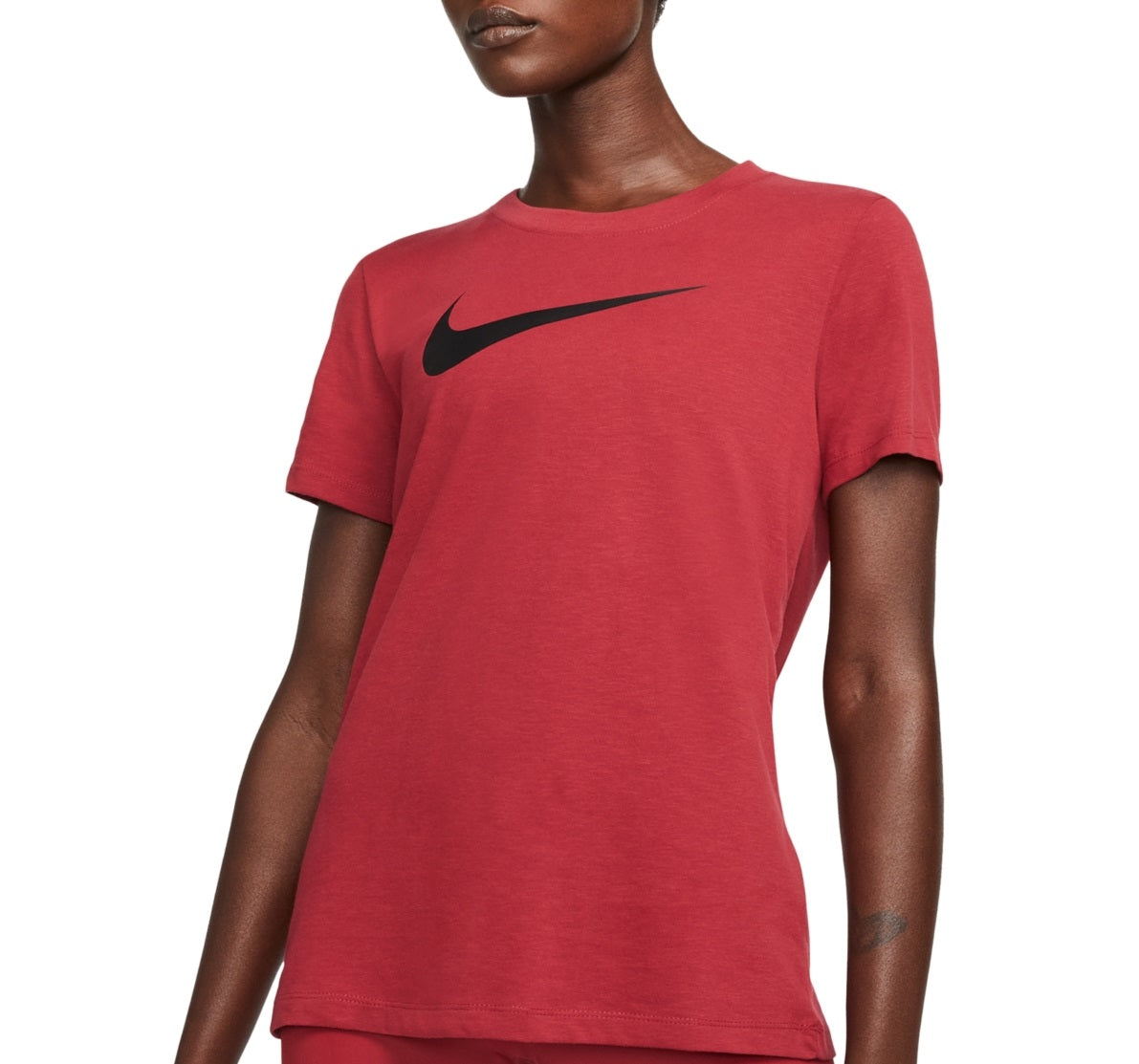 Nike Women's Dry Logo Training T Shirt Pink Size X-Small