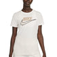 Nike Women's Icon Clash Logo T-Shirt White Size X-Small