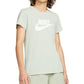 Nike Women's Sportswear Cotton Logo T-Shirt Black Size X-Small