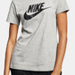 Nike Women's Sportswear Cotton Logo T-Shirt Gray Size Small