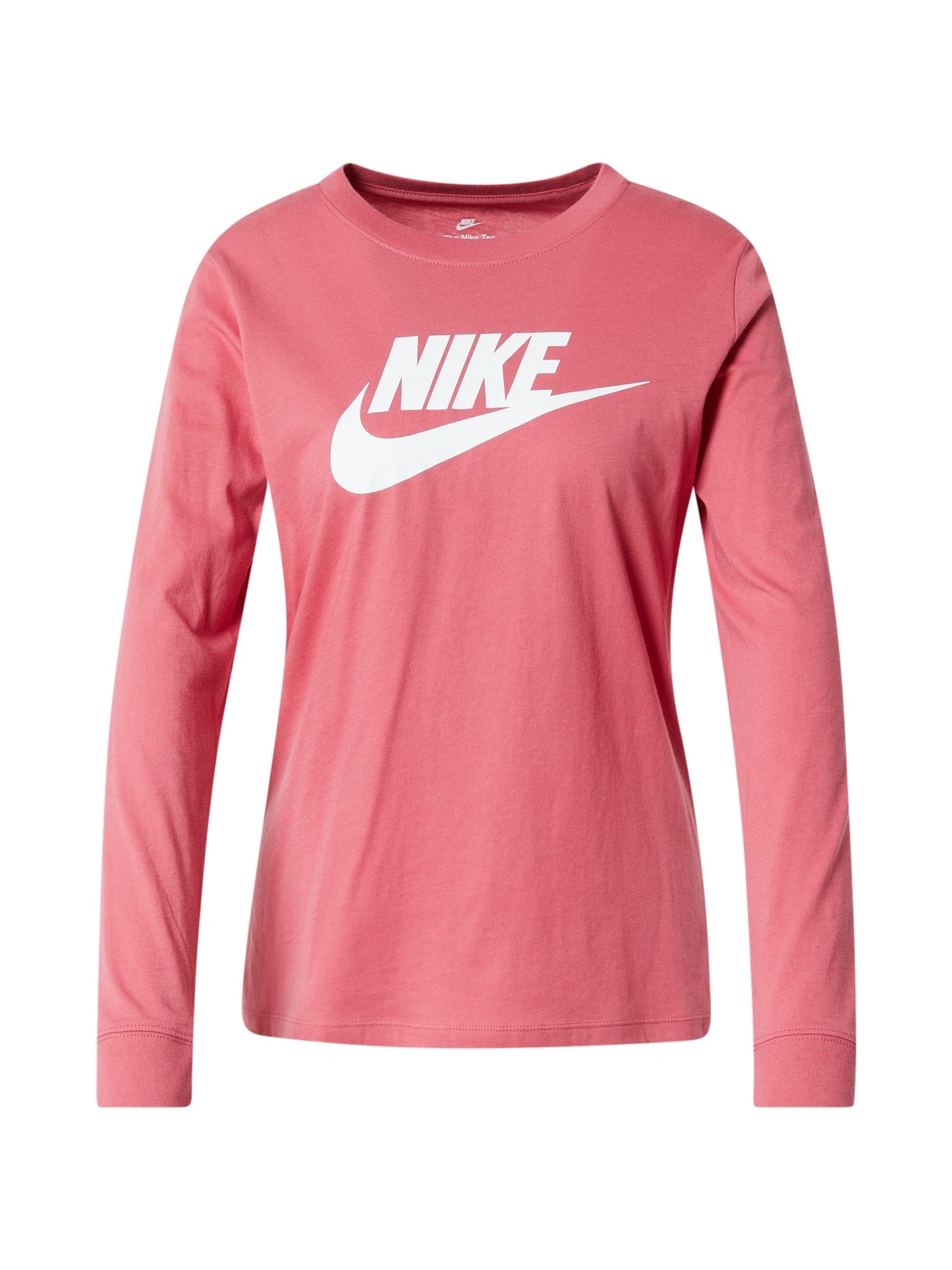 Nike Women's Sportswear Essential Cotton Logo Top Red Size X-Large