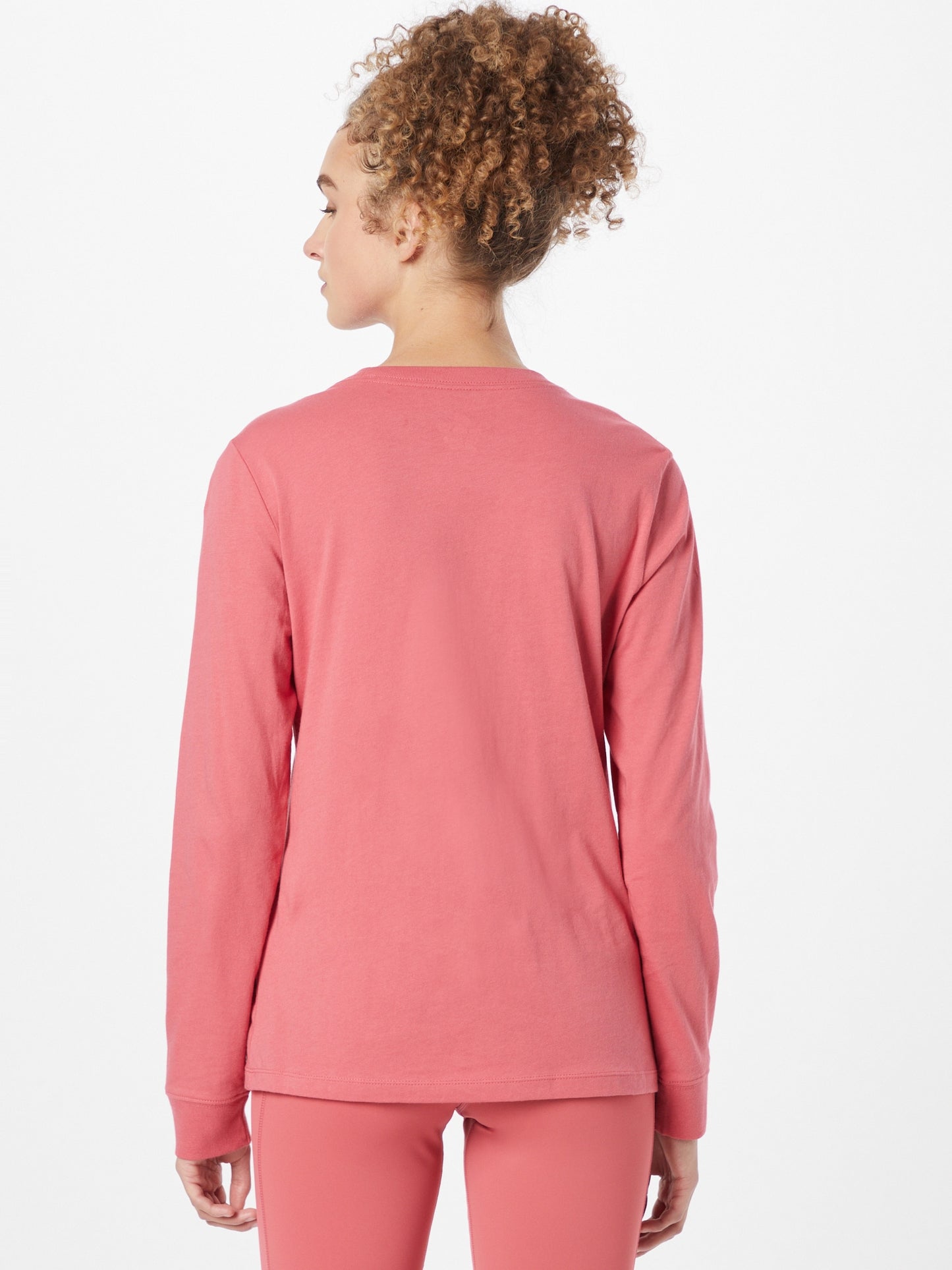 Nike Women's Sportswear Essential Cotton Logo Top Red Size X-Large