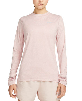 Nike Women's Element Dri Fit Running T-Shirt Pink