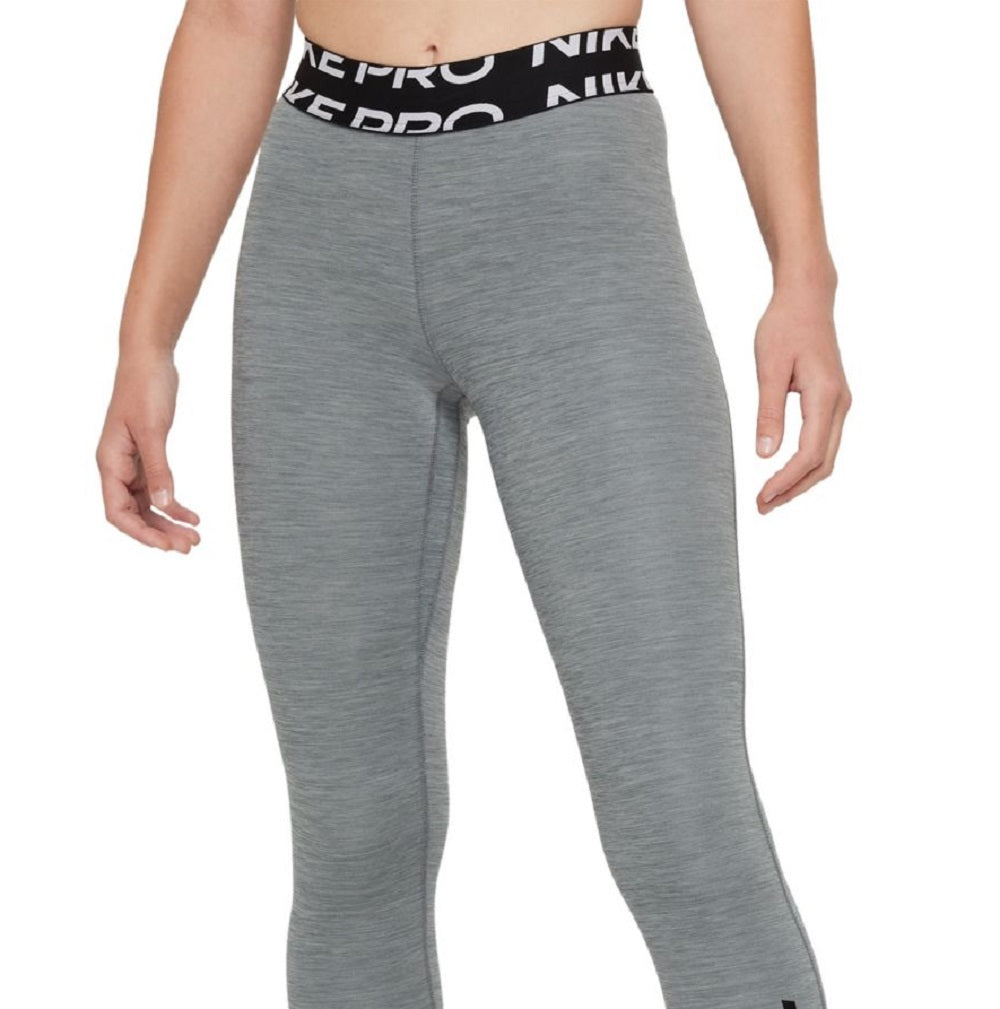 Nike Women's Pro Dri Fit Full Leggings Grey Size X-Small
