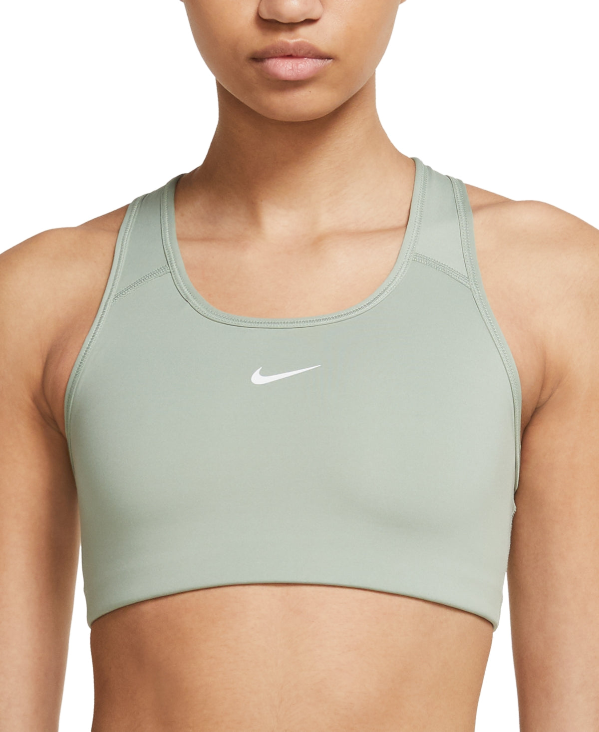 Nike Women's Swoosh Dri Fit Racerback Sports Bra Green Size X-Small