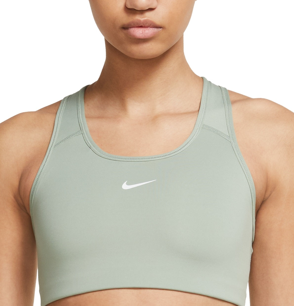 Nike Women's Swoosh Dri Fit Racerback Sports Bra Green Size X-Small