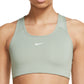 Nike Women's Swoosh Dri Fit Racerback Sports Bra Green Size Small