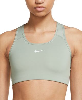 Nike Women's Swoosh Dri Fit Racerback Sports Bra Green Size Small