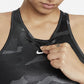 Nike Women's 1 Piece Pad Medium Impact Sports Bra Black Size Small