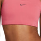 Nike Women's 1 Piece Pad Medium Impact Sports Bra Pink Size Large