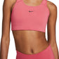 Nike Women's 1 Piece Pad Medium Impact Sports Bra Pink Size X-Large