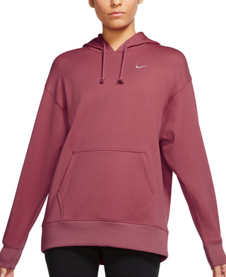 Nike Women's Therma Hooded Sweatshirt Pink Size Small