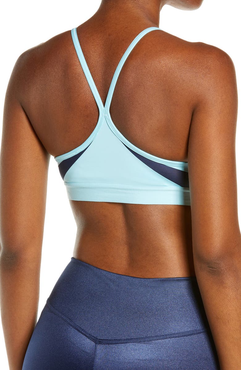 Nike Women's Indy Mesh Inset Sports Bra Blue Size X-Small