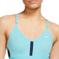 Nike Women's Indy Mesh Inset Sports Bra Blue Size X-Small