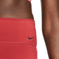Nike Women's One Mid Rise Bike Shorts Pink Size Medium