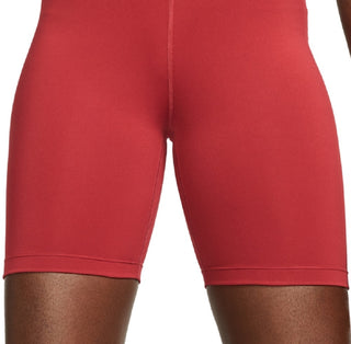 Nike Women's One Mid Rise Bike Shorts Pink Size Medium