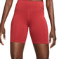 Nike Women's One Mid Rise Bike Shorts Pink Size Medium