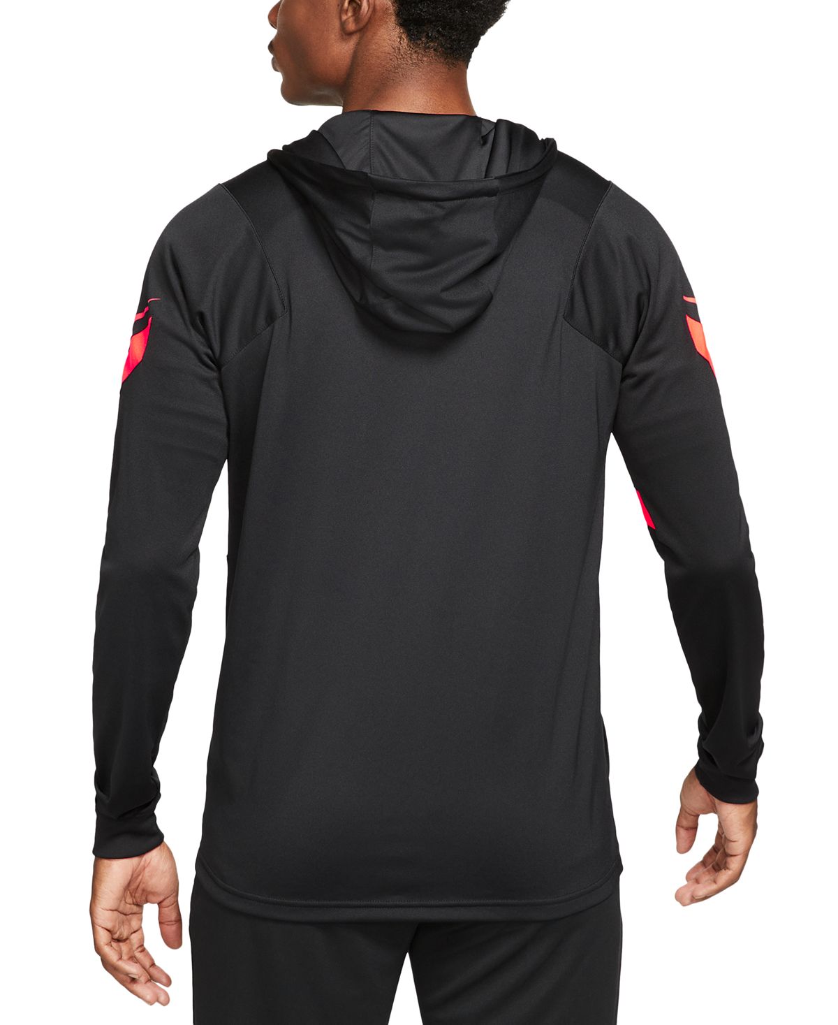 Nike Men's Dri Fit Strike Full Zip Hooded Soccer Jacket Black Size Small