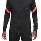 Nike Men's Dri Fit Strike Full Zip Hooded Soccer Jacket Black Size Small