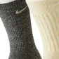Nike Men's Everyday Plus Cotton Crew Socks Black Size Large