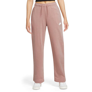 Nike Women's Sportswear Club Fleece Straight Leg Pants Pink Size X-Small